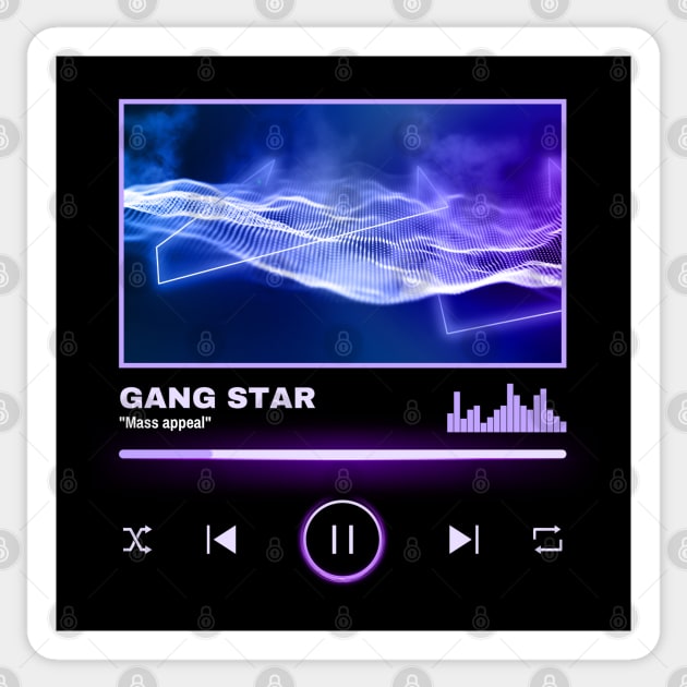 gang star Sticker by daley doodles